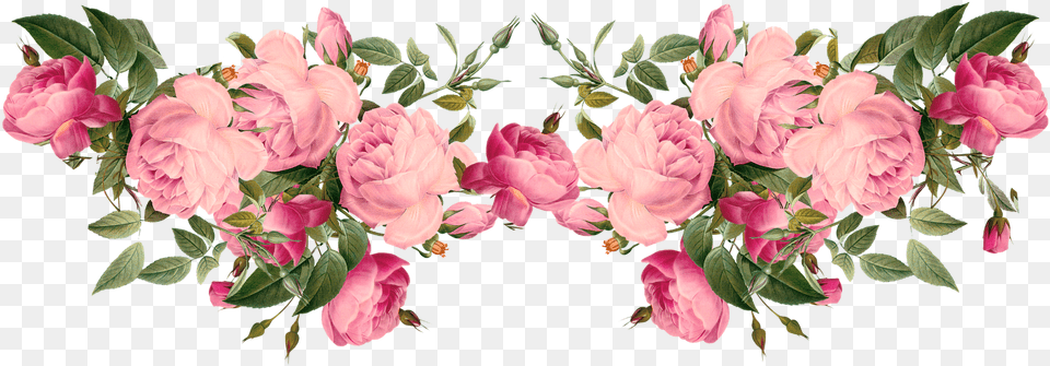 Flower Flowers Crown Flowercrown Pink Pinkflower Vintage Flowers Border, Flower Arrangement, Flower Bouquet, Petal, Plant Free Transparent Png