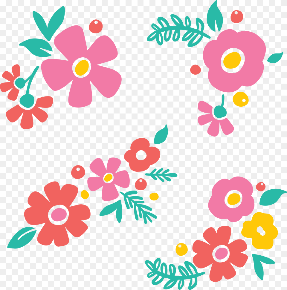 Flower For Silhouette Or Cricut, Art, Floral Design, Graphics, Pattern Png