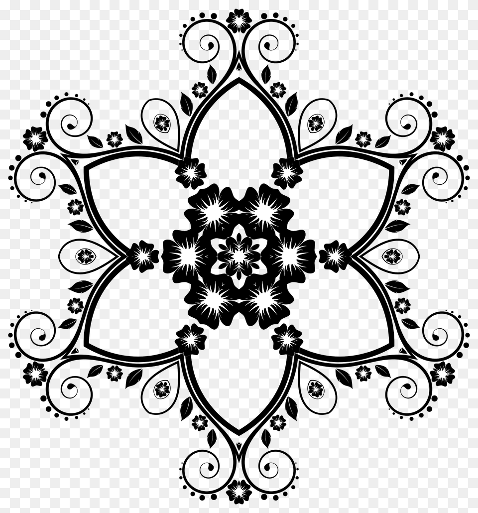 Flower Frame Extrapolated Clipart, Art, Floral Design, Graphics, Pattern Free Png