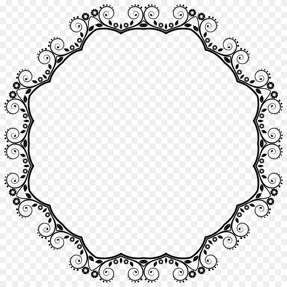 Flower Frame Extrapolated Clipart, Pattern, Crib, Furniture, Infant Bed Png