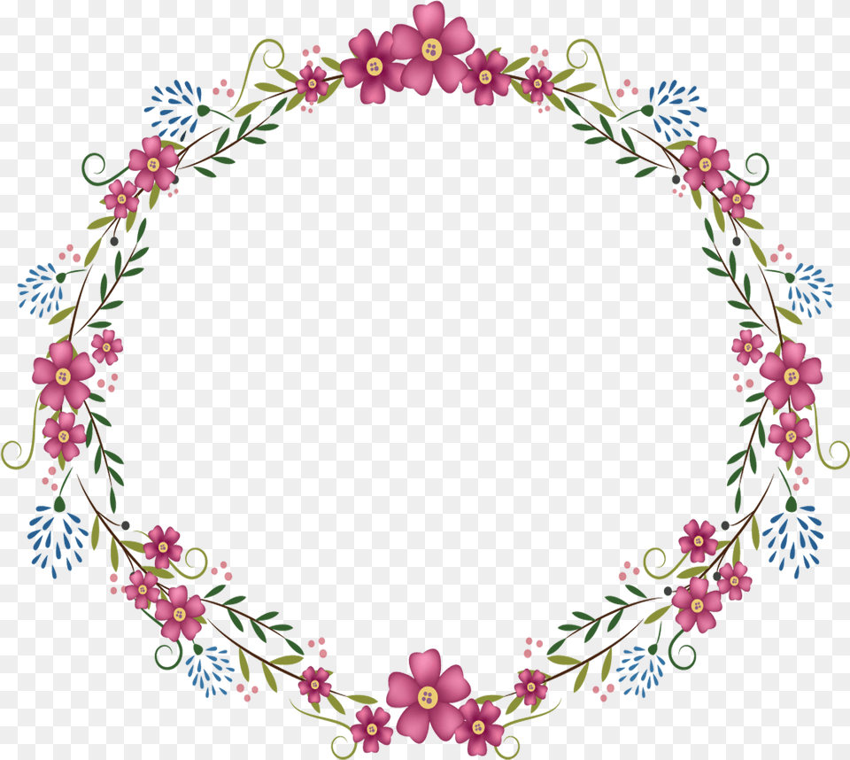 Flower Frame Transparent, Pattern, Plant, Art, Floral Design Png