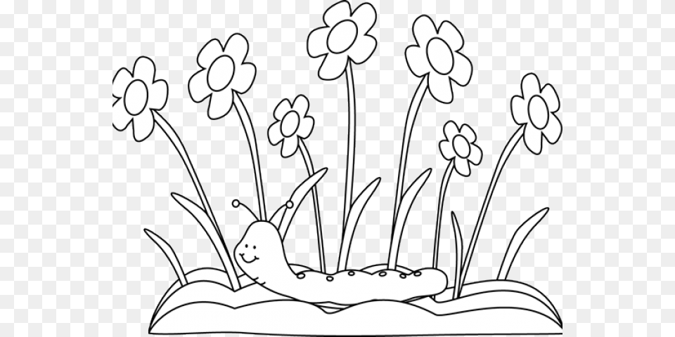 Flower Garden Drawing For Kids, Art, Plant, Accessories, Jewelry Free Png