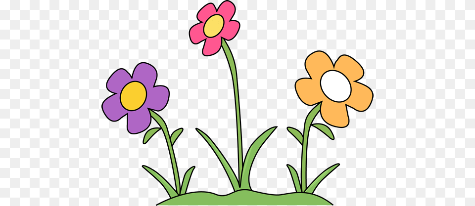 Flower Garden Kids Graphics Clip Art Flower Art Art, Anemone, Daisy, Petal, Plant Free Png Download