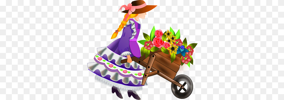 Flower Girl Person, Clothing, Hat, Performer Free Png Download