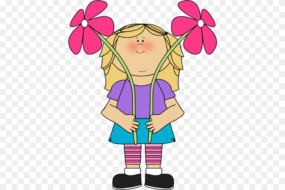Flower Girl Clip Art, Petal, Plant, Baby, Person Png Image