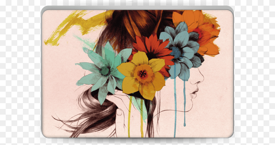 Flower Girl Depression, Art, Floral Design, Graphics, Pattern Free Transparent Png