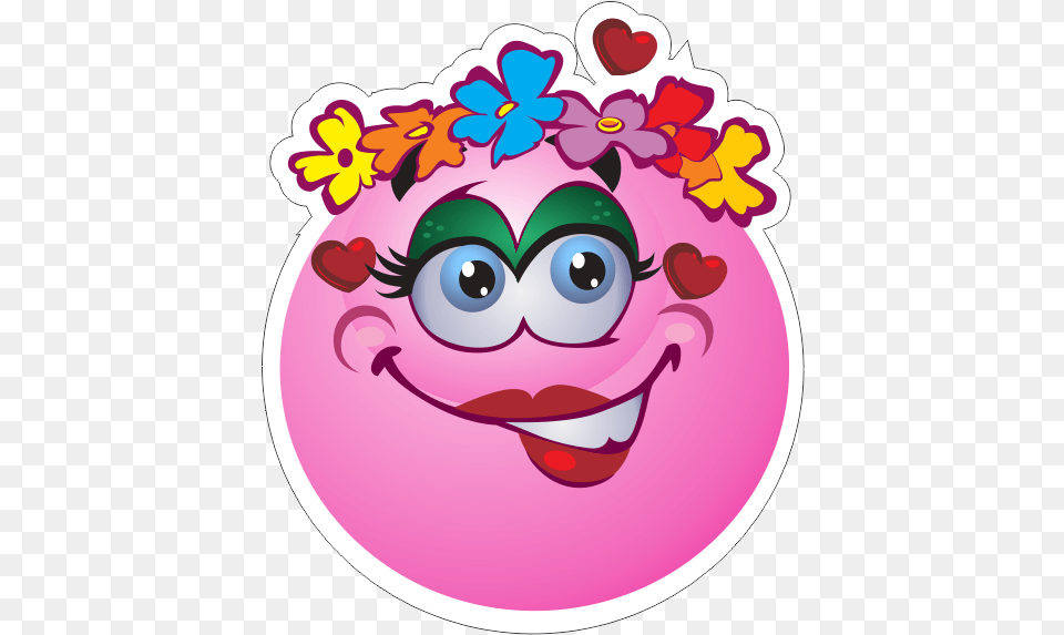 Flower Girl Emoji Decal Emoticon, Performer, Person Png Image