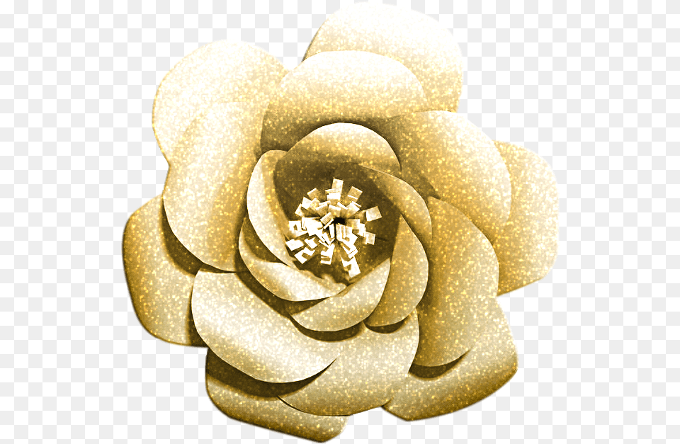 Flower Gold Pgn Artificial Flower, Anther, Plant, Pollen, Rose Free Transparent Png