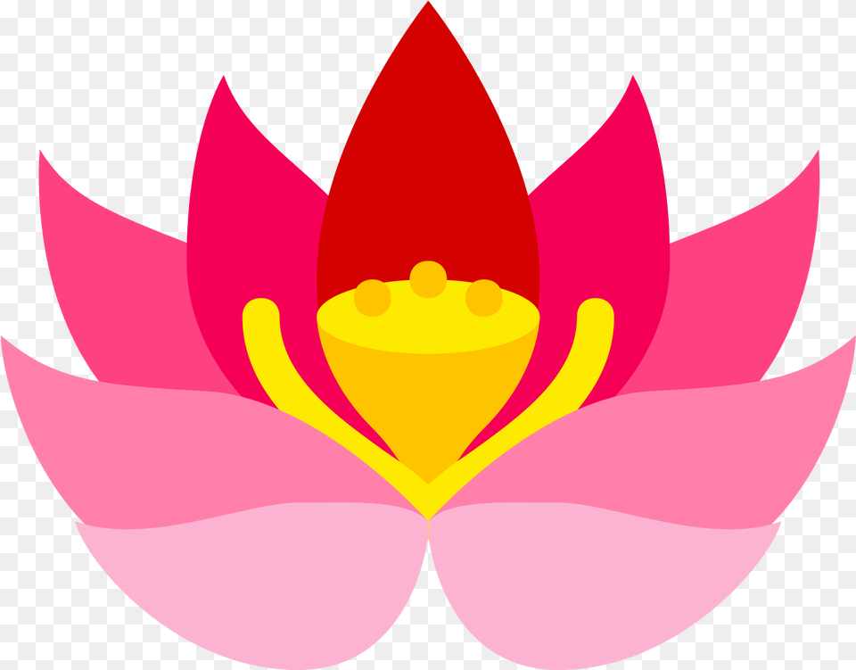Flower Graphic Icon Lotus Clipart Full Size Clipart Clip Art, Petal, Plant, Lily, Pond Lily Free Png Download