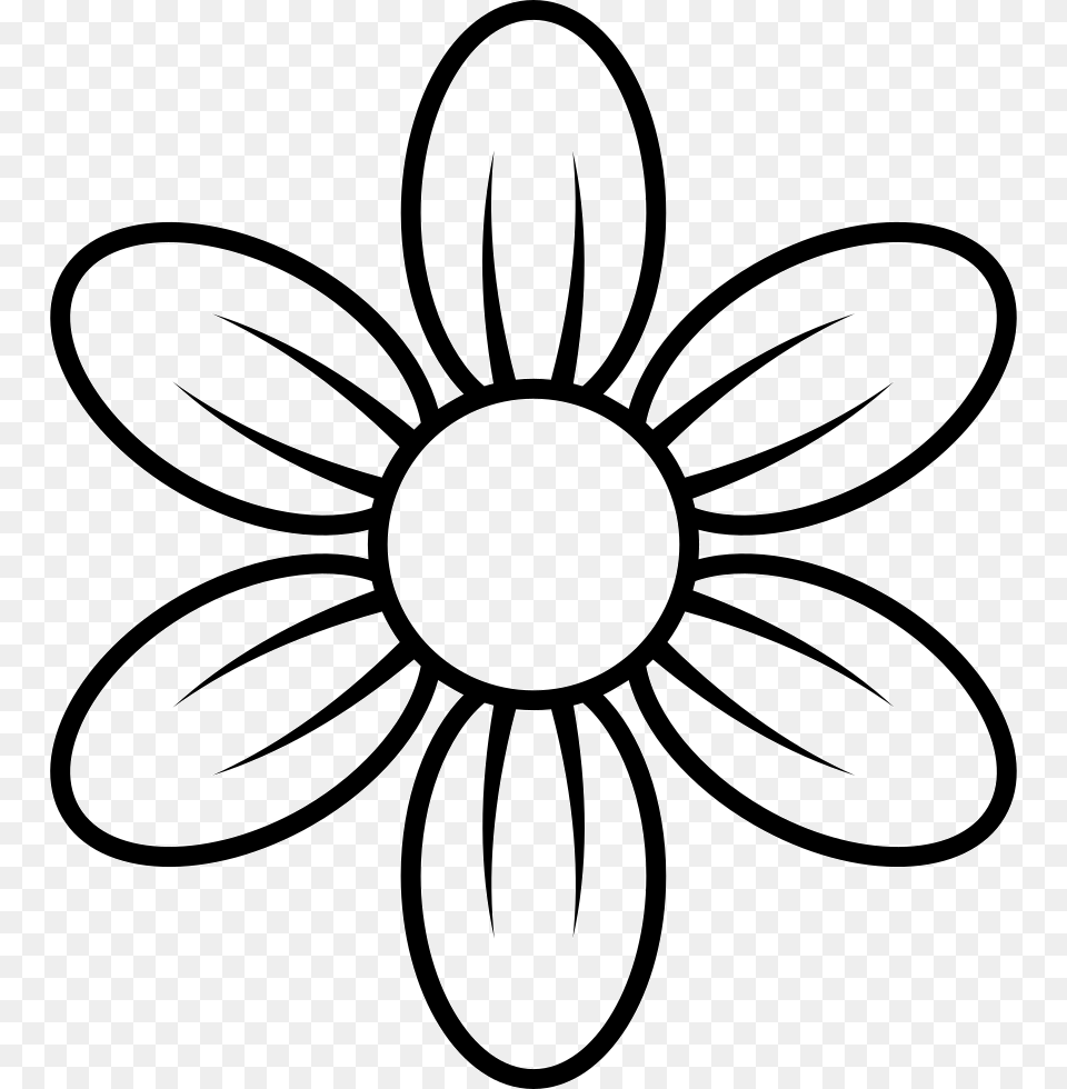 Flower Icon, Daisy, Plant, Stencil, Ammunition Png Image