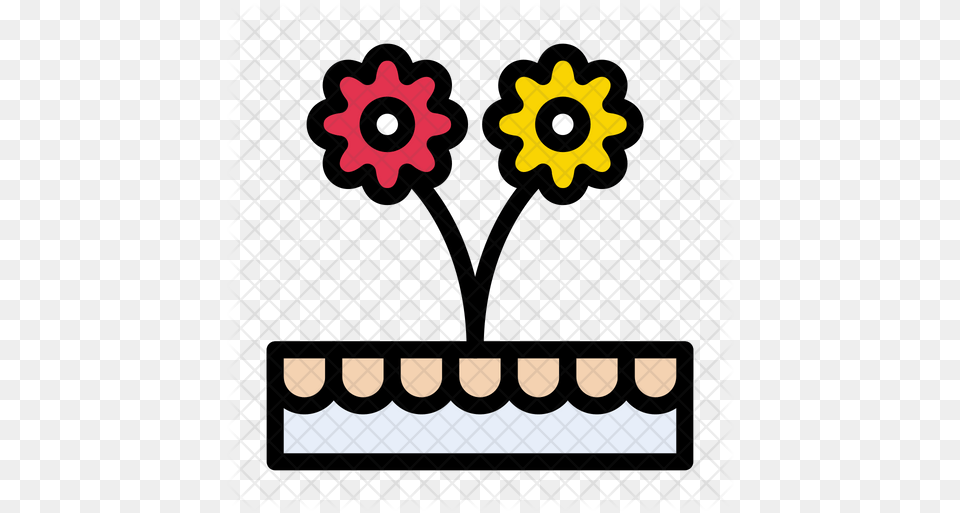 Flower Icon Feature Icon, Machine, Gear, Blackboard Free Png Download