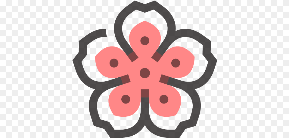 Flower Icon Mugunghwa Vector, Pattern, Art, Floral Design, Graphics Free Png