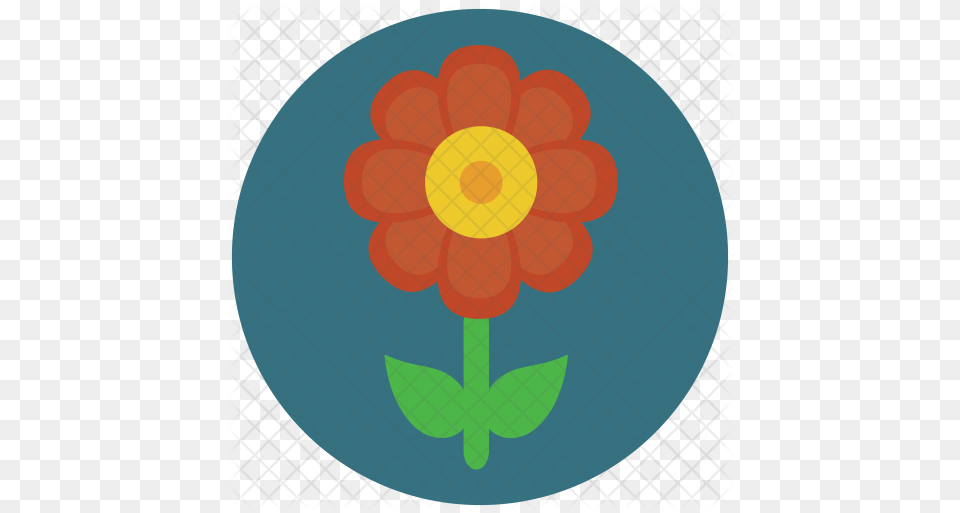 Flower Icon Of Flat Style Available In Svg Eps Decorative, Dahlia, Plant, Pattern, Art Free Png