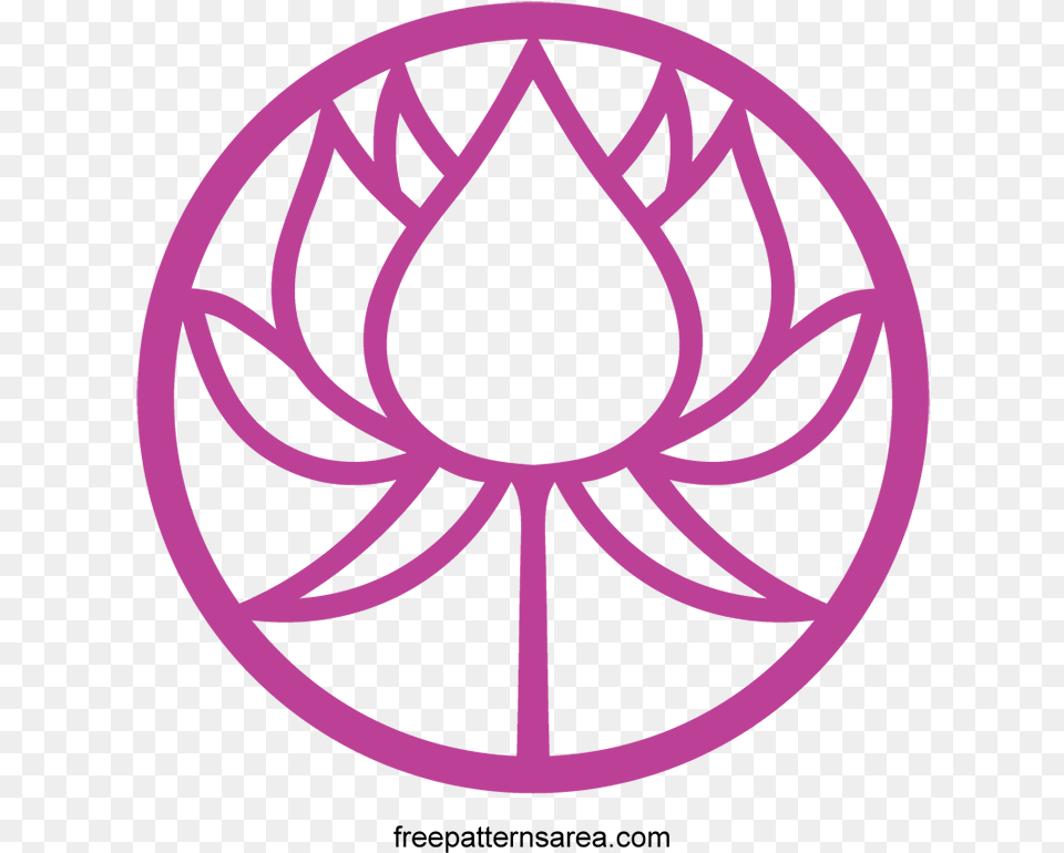 Flower In A Circle Symbol, Emblem, Logo, Disk Free Transparent Png