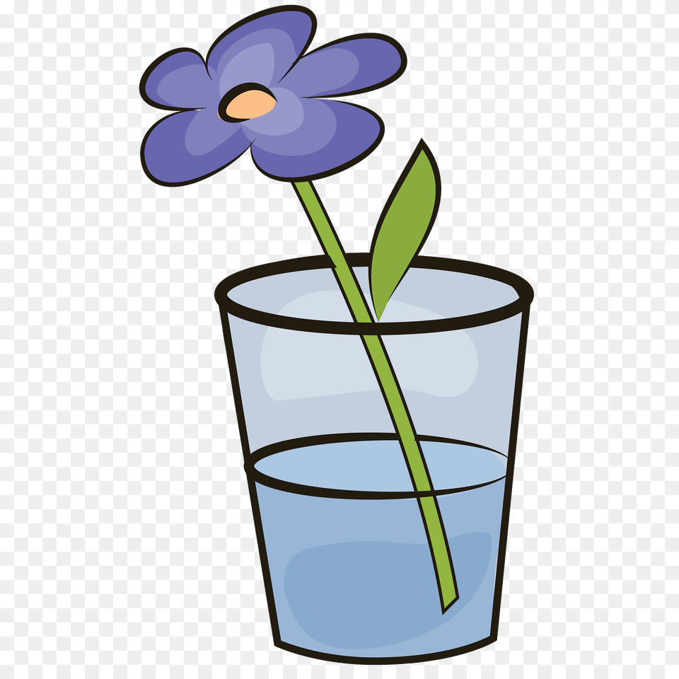 Flower In A Glass Clipart, Jar, Plant, Pottery, Vase Free Png Download