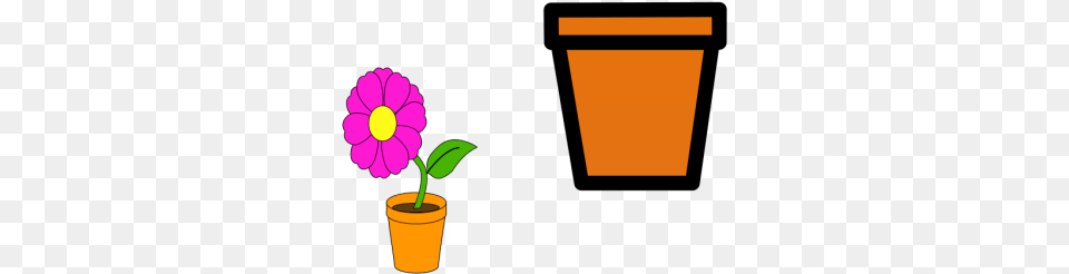 Flower In A Pot, Plant, Potted Plant, Cookware, Petal Png