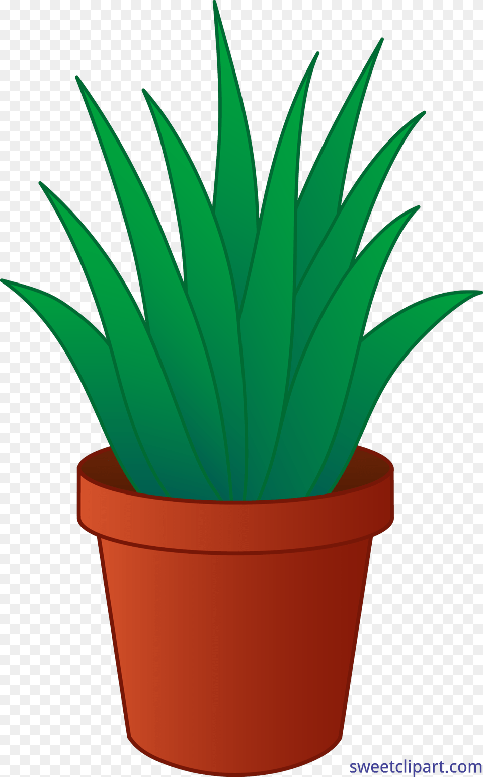 Flower In A Pot Clipart At Getdrawings Potted Plant Clipart, Potted Plant, Aloe, Leaf Free Transparent Png