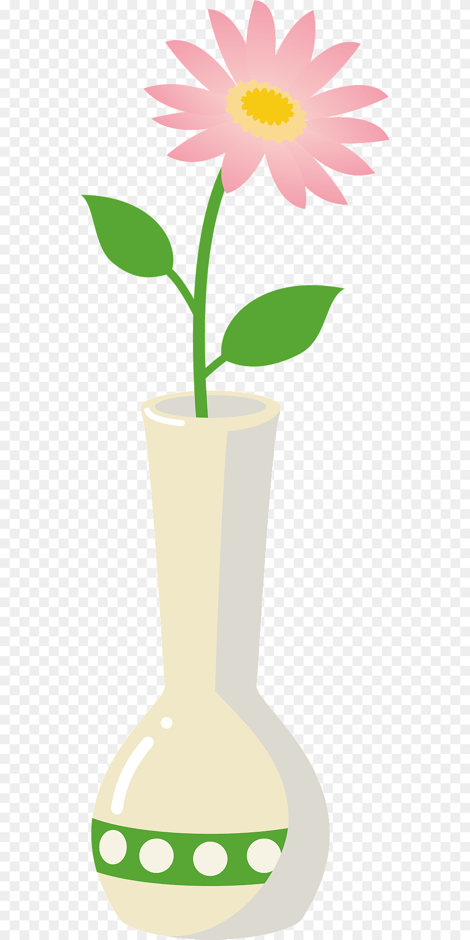 Flower In A Vase Clipart, Daisy, Pottery, Plant, Jar Free Transparent Png