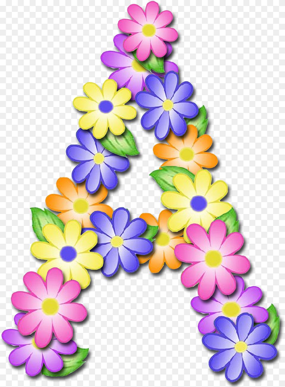 Flower Letter A, Accessories, Flower Arrangement, Ornament, Plant Png Image