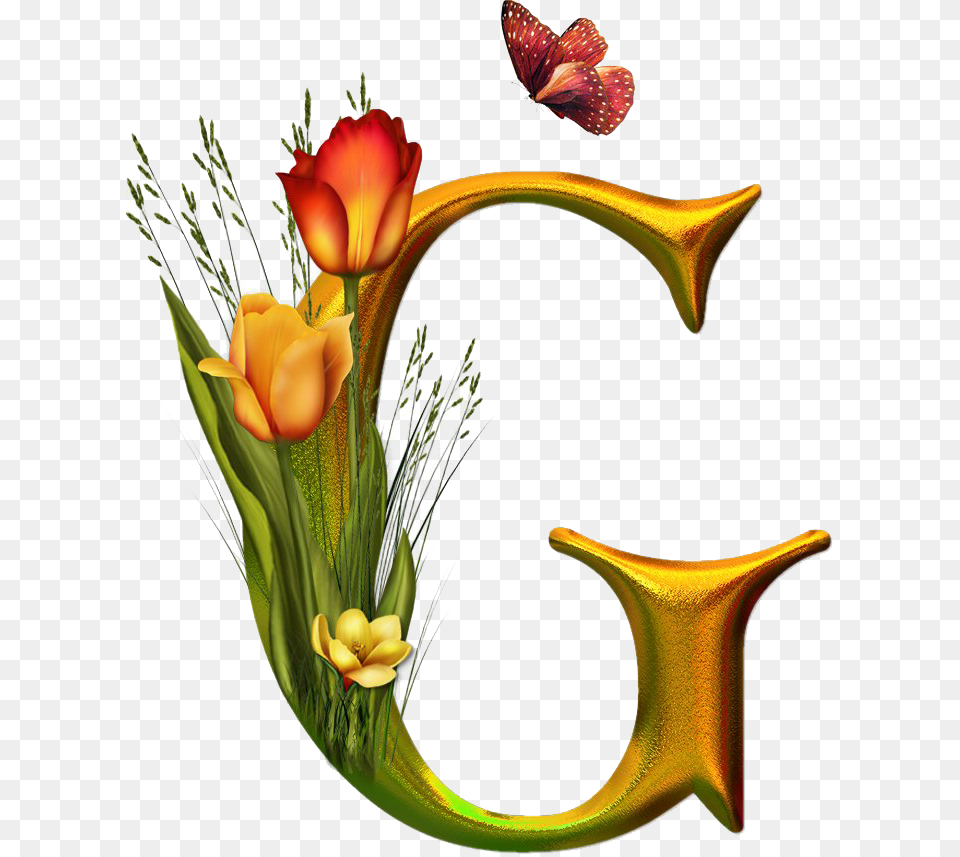 Flower Letter D Transparent Background, Art, Plant, Pattern, Graphics Png