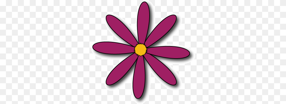 Flower Logo, Daisy, Plant, Purple, Petal Free Transparent Png