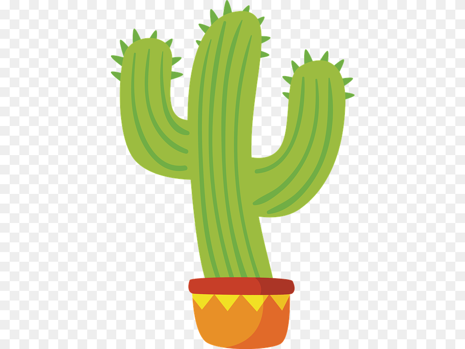 Flower Mexican Cactus Summer Plant, Mace Club, Weapon Png Image