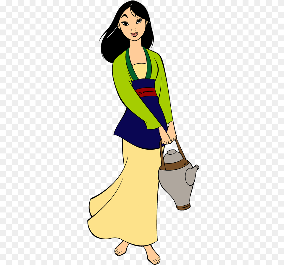 Flower Mulan Mulan Characters Disney Clipart Disney Mulan, Woman, Sleeve, Person, Long Sleeve Png Image