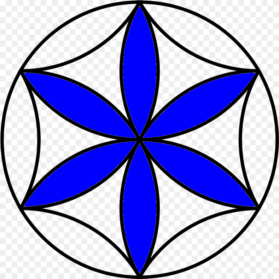 Flower Of Life 17 Blue Logo Asterisk Full Size Sacred Geometry Archangel Michael, Star Symbol, Symbol Png