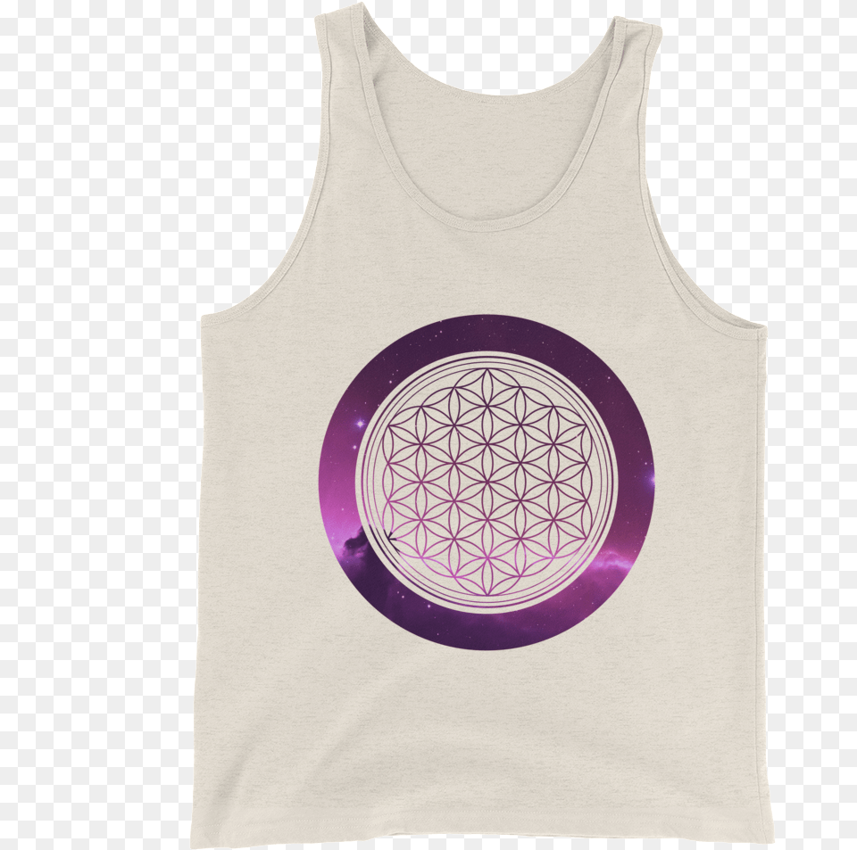 Flower Of Life Active Tank, Clothing, Tank Top, Plate Free Png