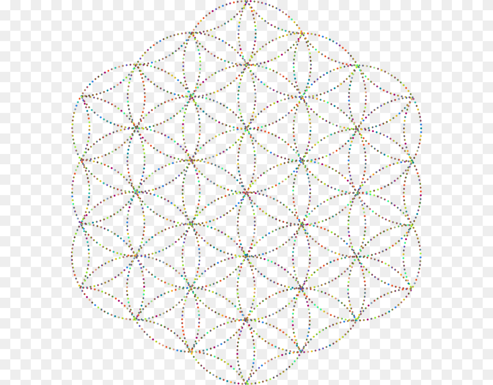 Flower Of Life Dots, Pattern, Accessories Free Png Download