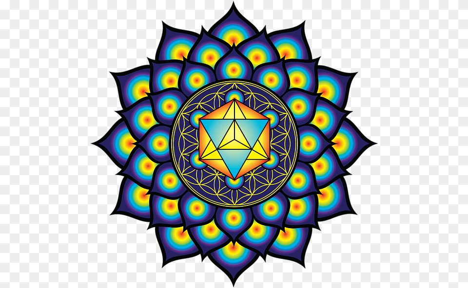 Flower Of Life Sacred Geometry Geometric Art Mandala Merkaba Flower Of Life Mandala, Pattern, Accessories, Fractal, Ornament Png