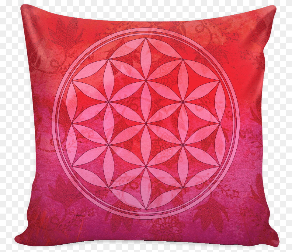Flower Of Life Vivid Colors Pillow Covers Christmas Sir Meows A Lot, Cushion, Home Decor Free Png Download
