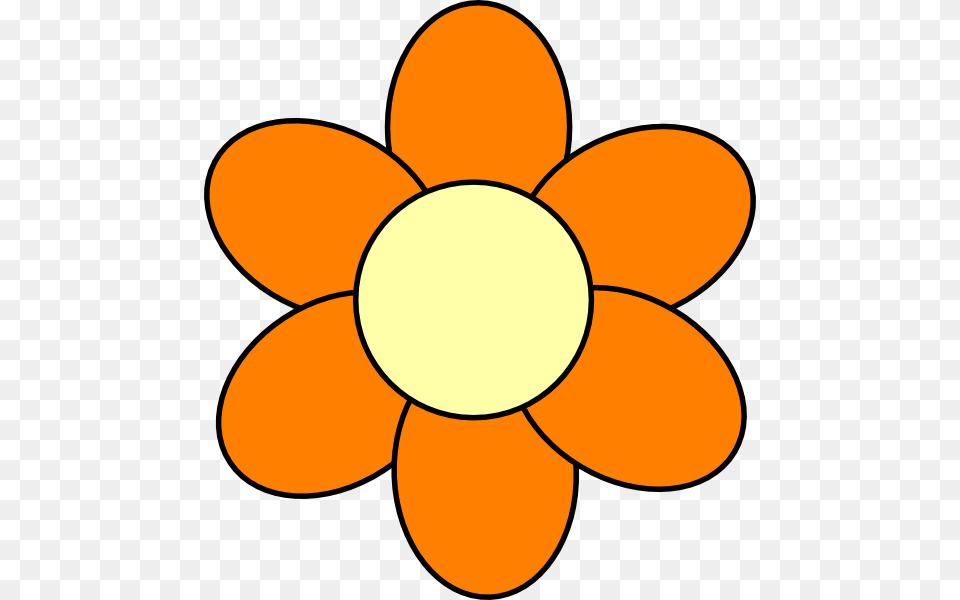 Flower Orange Cartoon, Daisy, Plant, Dahlia, Nature Free Png Download