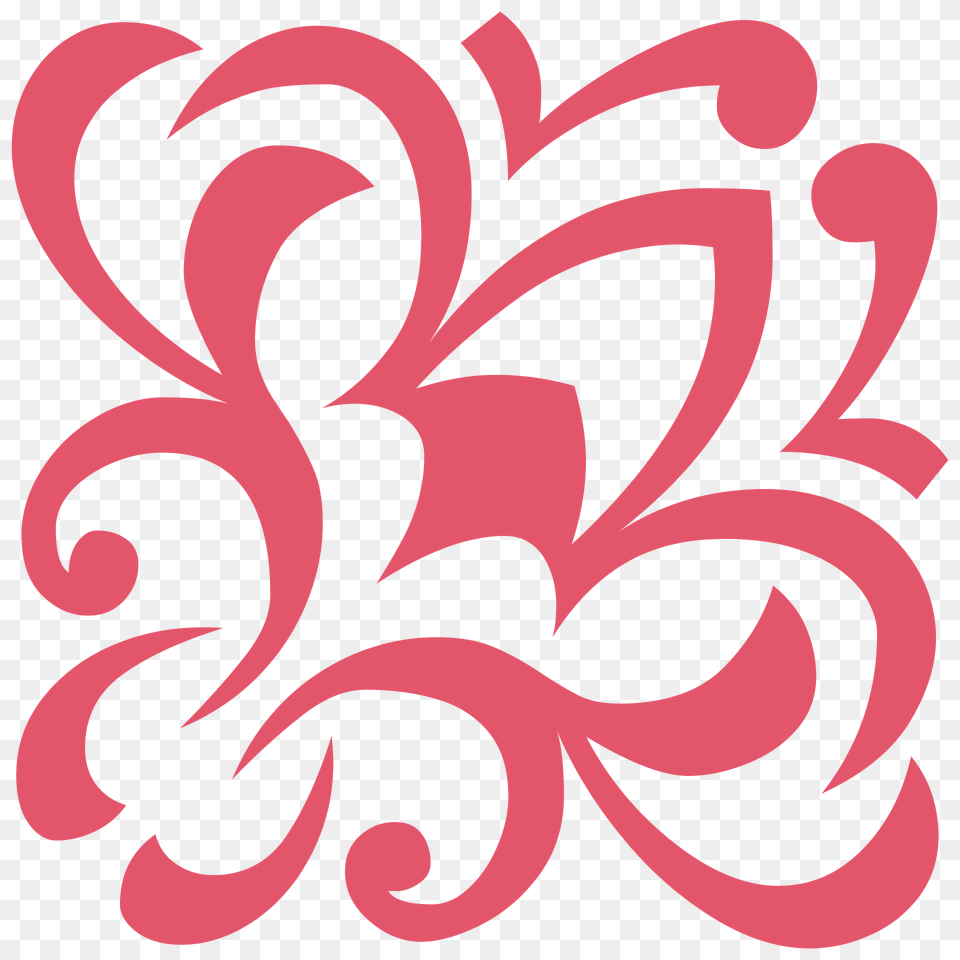 Flower Ornament Red Up Right Clipart, Art, Floral Design, Graphics, Pattern Free Png