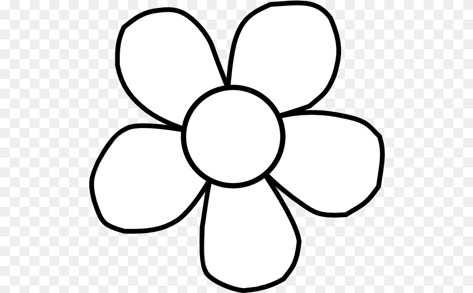 Flower Outline Clipart Sunflower Clipart Images Black Black White Clipart Of A Flower, Machine, Nature, Outdoors, Snow Free Png Download