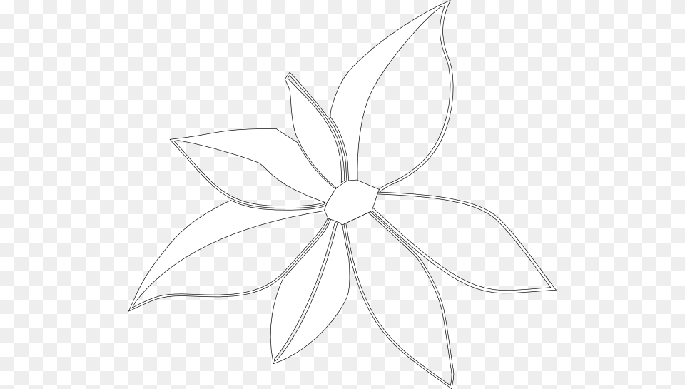Flower Outline Imperfect Svg Clip Arts Jasmine, Art, Bow, Weapon, Drawing Png Image