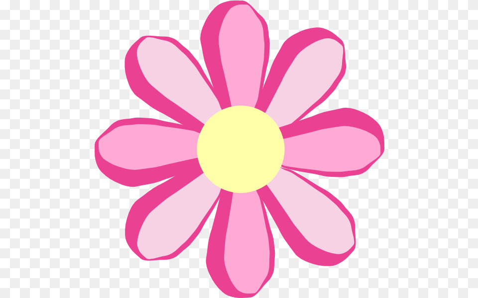 Flower Petals Clipart Pink Flower Clip Art, Anemone, Daisy, Petal, Plant Png Image