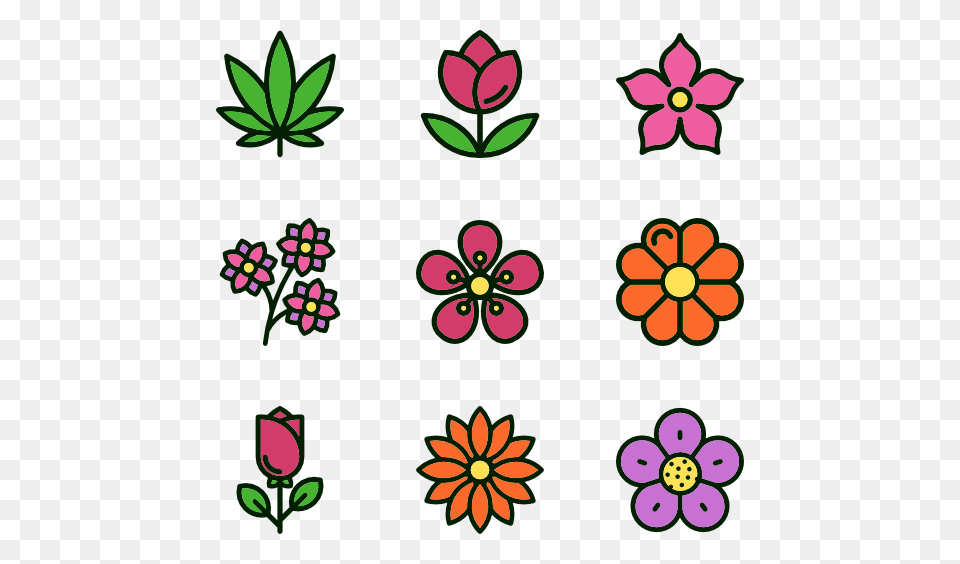 Flower Petals Icon Packs, Art, Floral Design, Graphics, Pattern Free Transparent Png