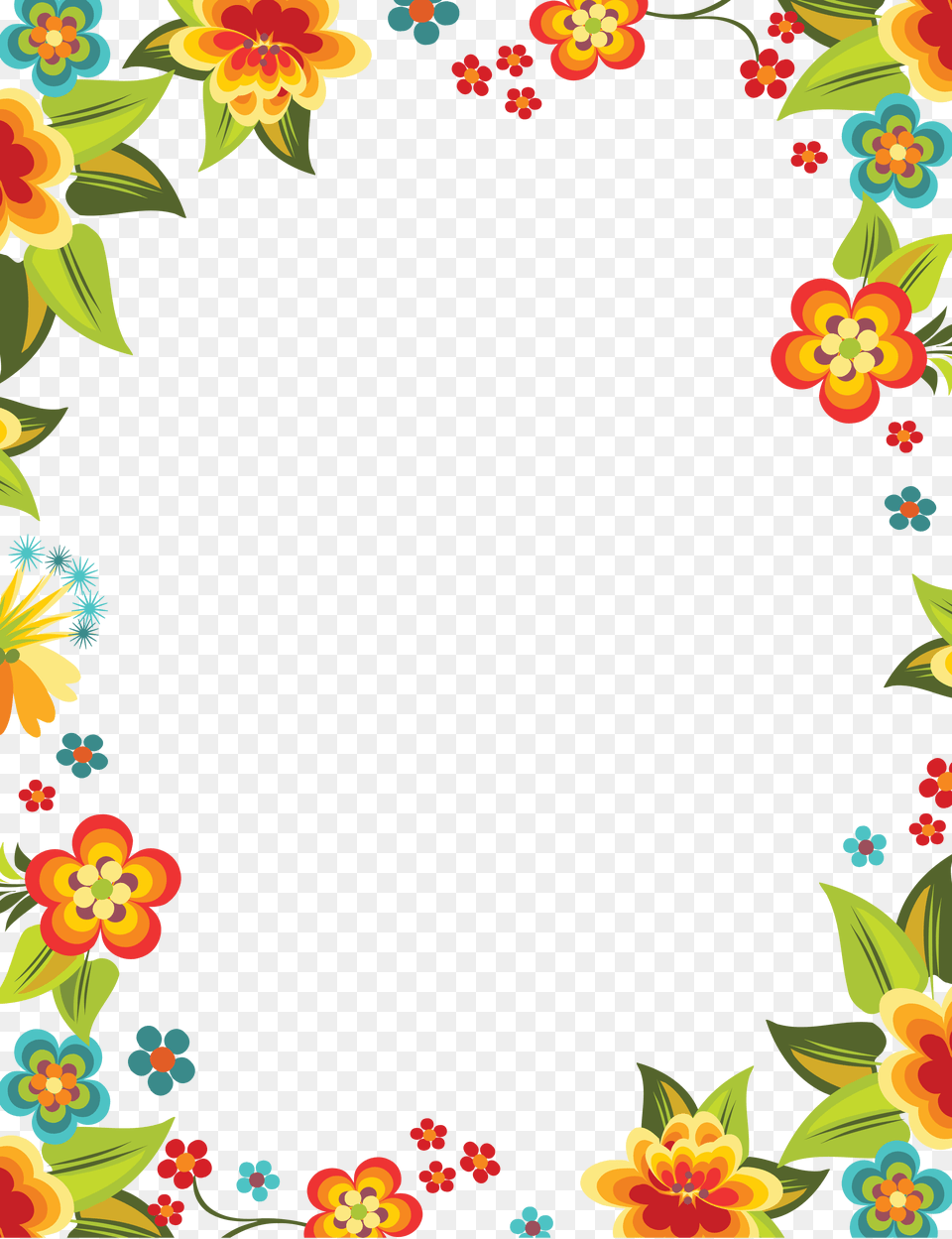 Flower Photo Frame Hd, Art, Floral Design, Graphics, Pattern Png