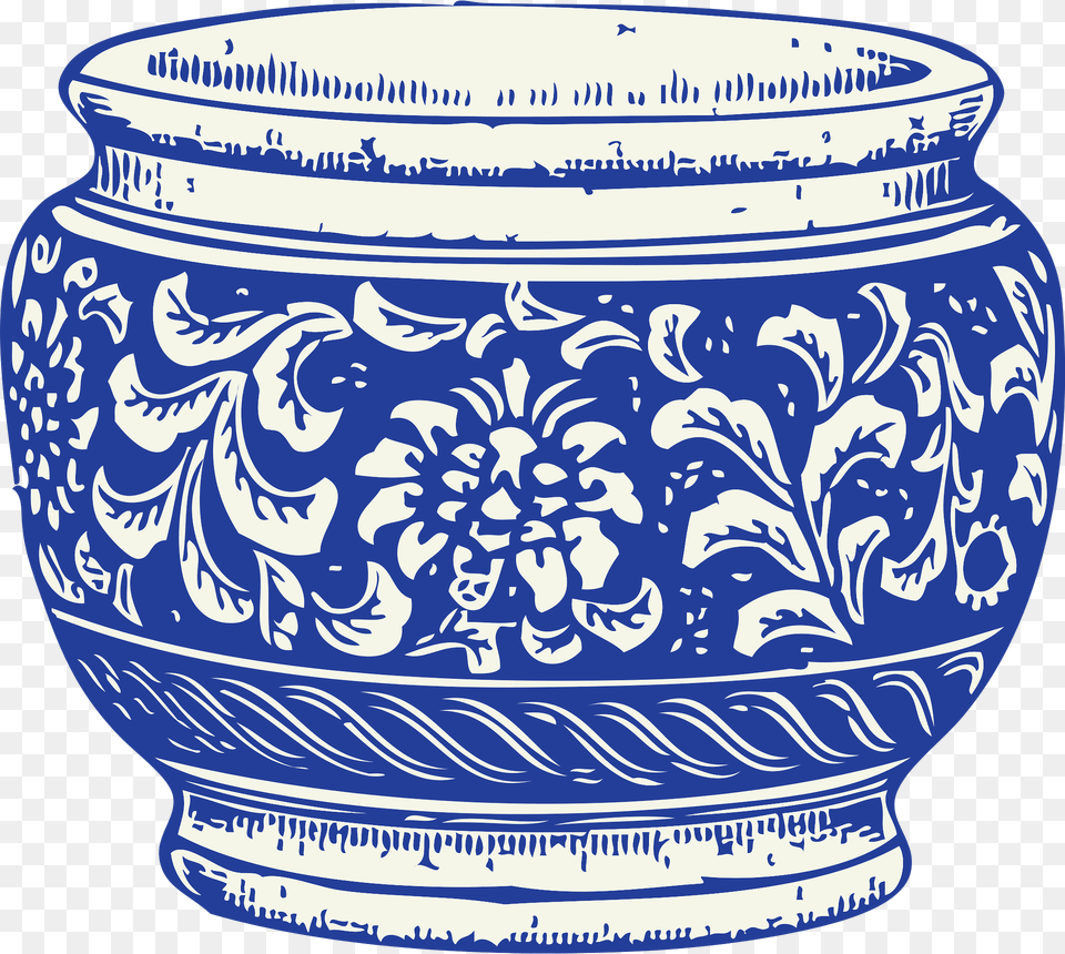 Flower Pot Clipart, Art, Jar, Porcelain, Pottery Png