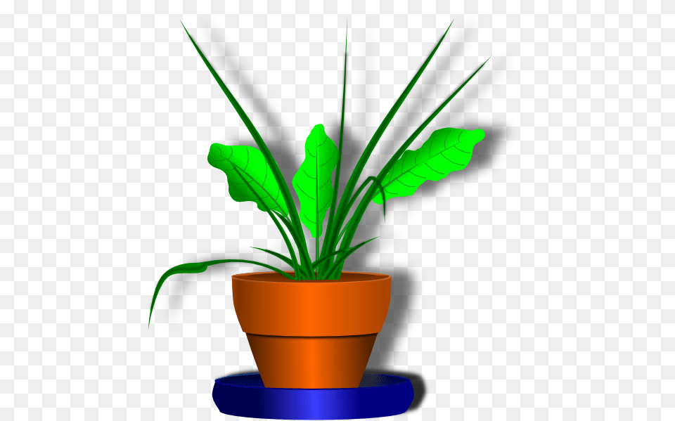 Flower Pot With Green Plant Clip Art, Leaf, Cookware, Potted Plant, Palm Tree Free Transparent Png