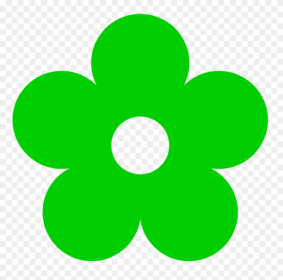 Flower Power, Green, Symbol Free Png