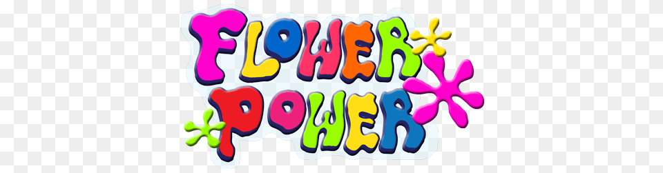 Flower Power Logo, Text, Art, Number, Symbol Free Png Download