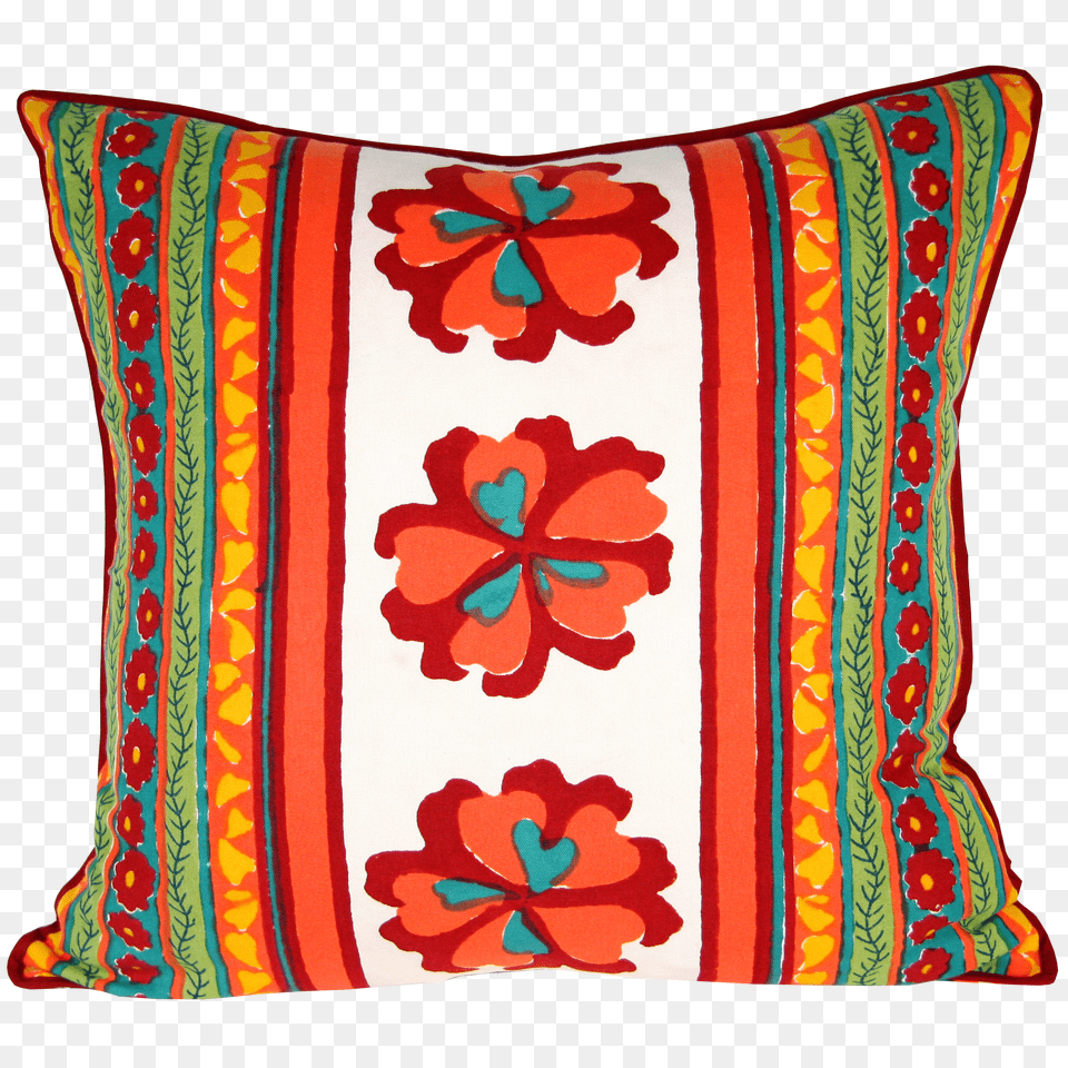 Flower Power Pillow Pacific Rose Textiles Free Png Download