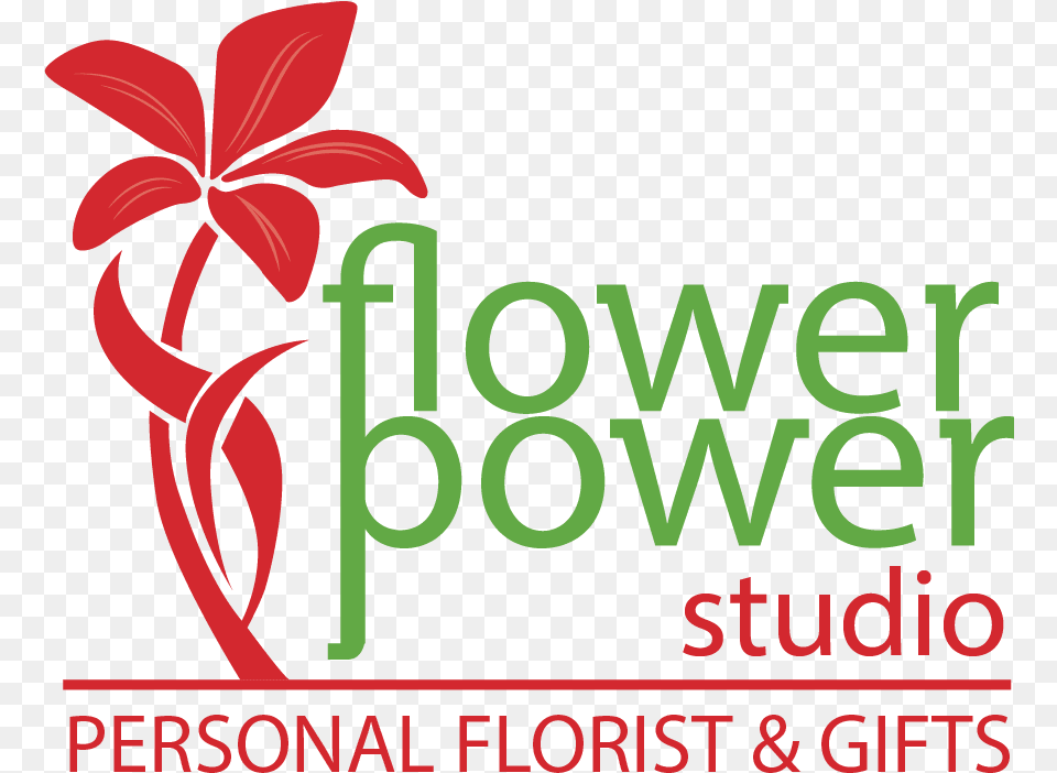 Flower Power Studio, Plant, Graphics, Art, Advertisement Free Png Download