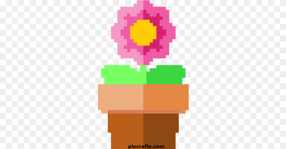 Flower Printable Pixel Art, Potted Plant, Plant, First Aid, Dessert Free Png Download