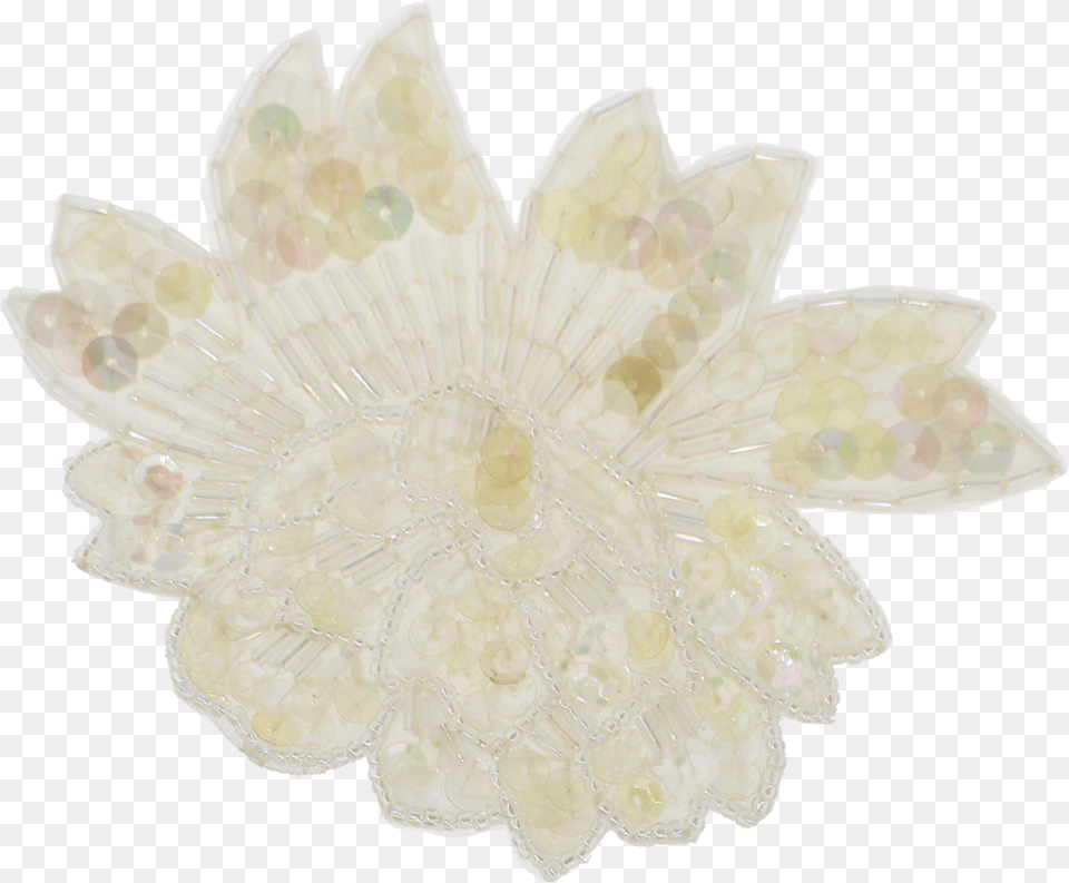 Flower Sequin Amp Beaded Applique Artificial Flower, Accessories, Jewelry, Adult, Bride Free Transparent Png