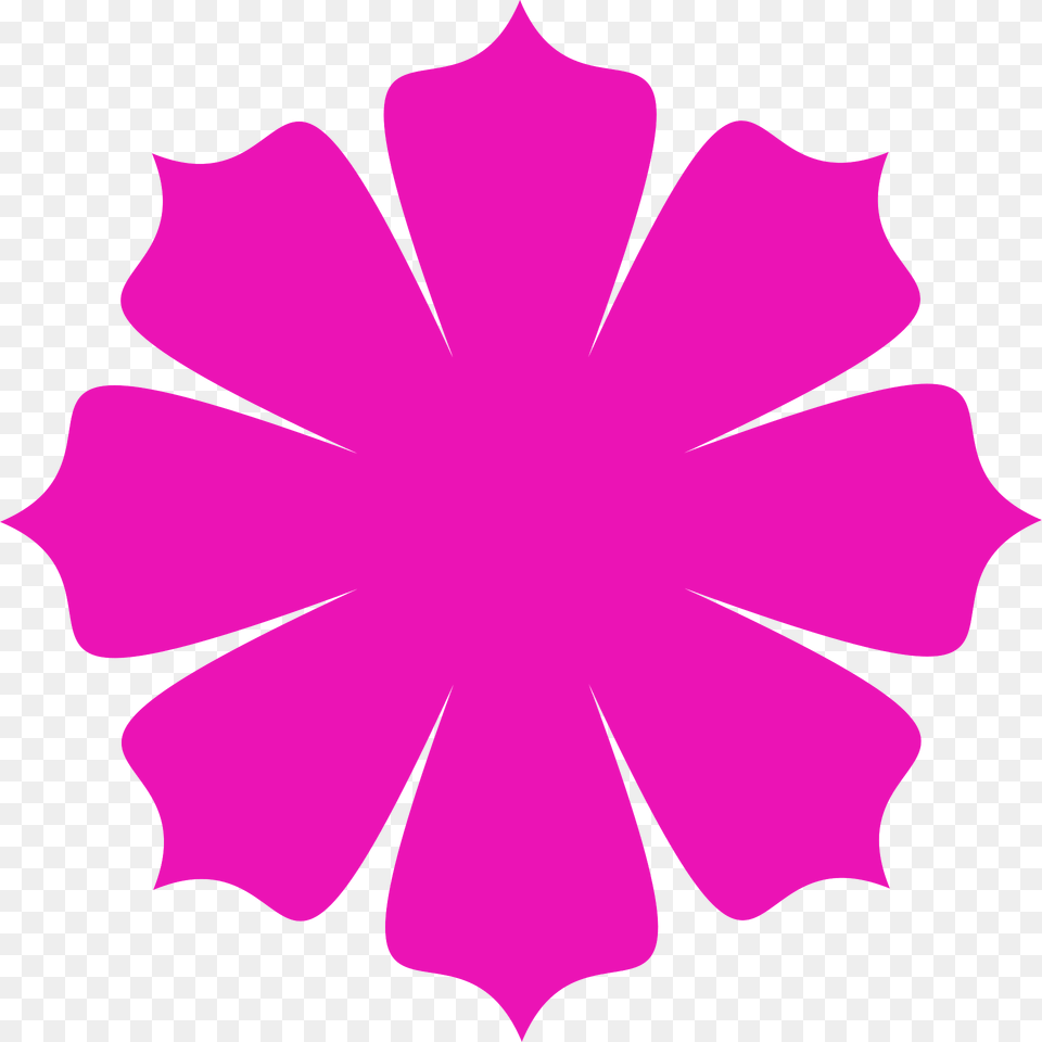 Flower Shape Clipart, Petal, Plant, Purple, Anemone Free Png