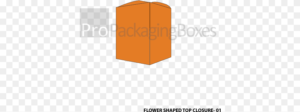 Flower Shaped Top Closure Boxes Propackagingboxes Box, Mailbox Free Png Download