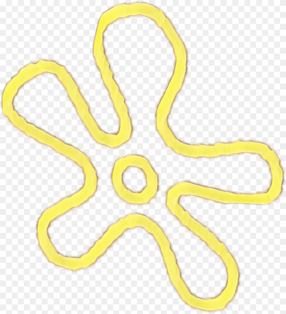 Flower Spongebob Yellow Sticker By Tobias P, Light, Animal, Insect, Invertebrate Png Image